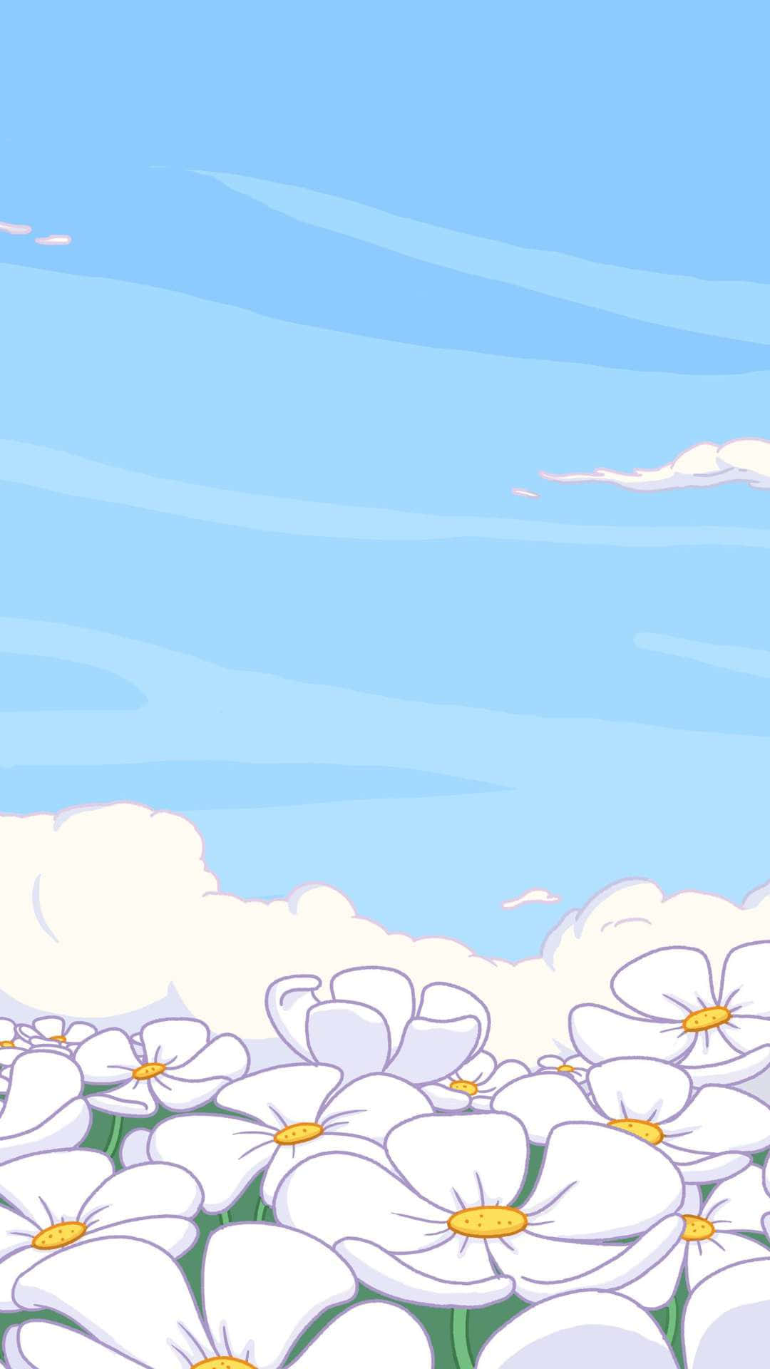 Beautiful Anime Flower Wallpaper