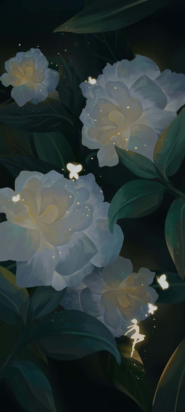 anime flower Wallpaper