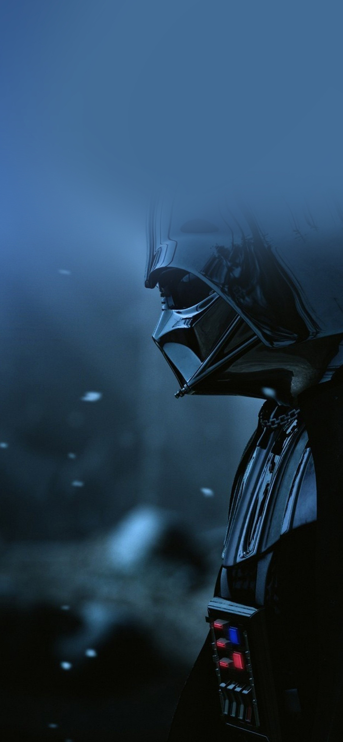 Starwars Darth Vader Art Film Blue
