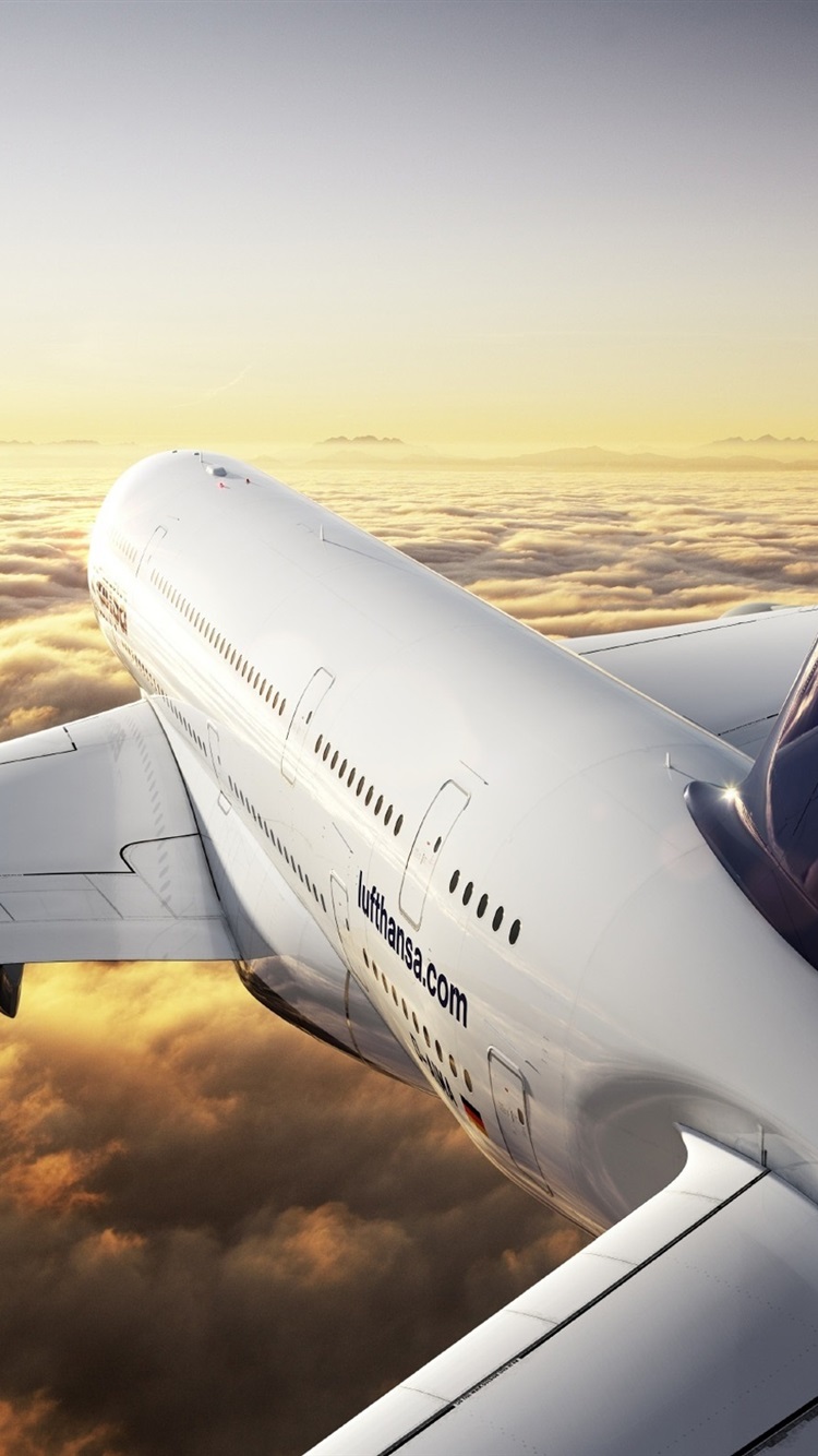 Airbus A380 750x1334 IPhone 8 7 6 6S Wallpaper, Background, Picture, Image