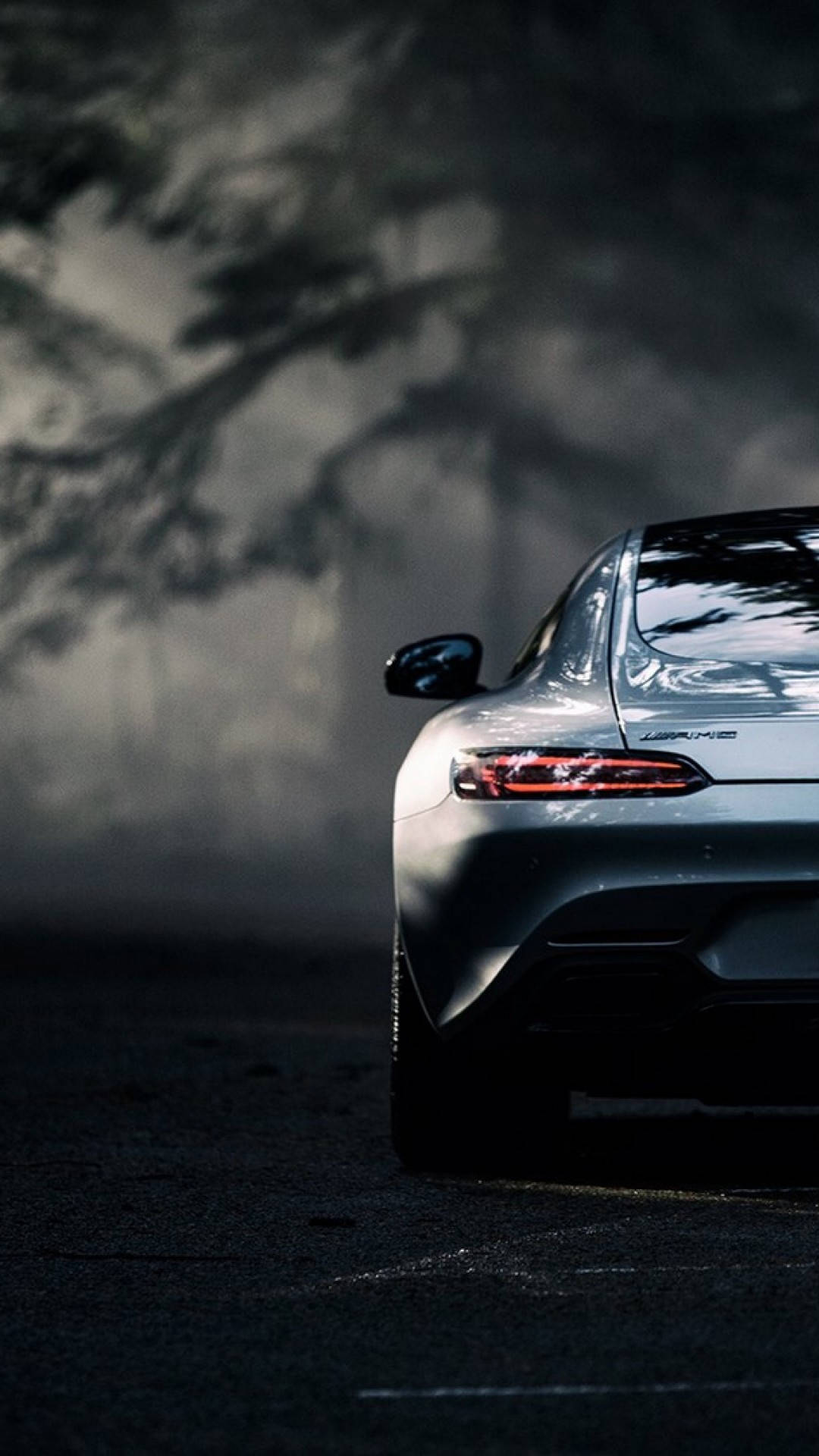 Mercedes Amg Half Silver IPhone