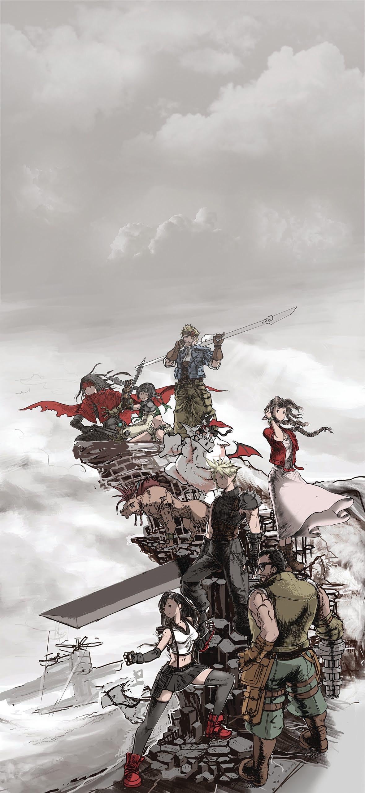 Little FF7 iPhone wallpaper I cooked up