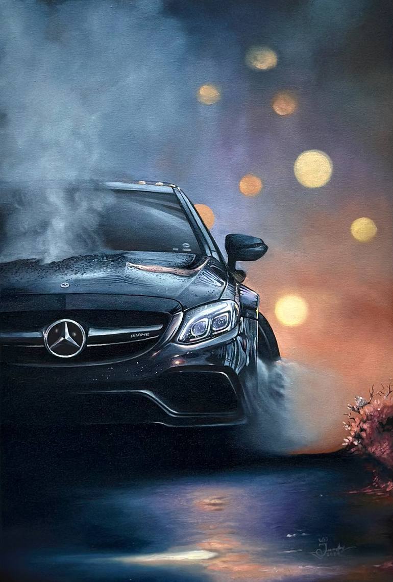 Night Drive Majesty: Mercedes AMG C63