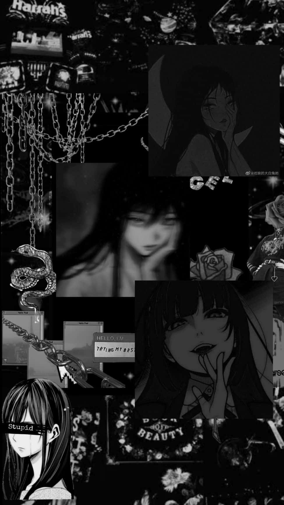 Download Dark Anime Collage Aesthetici