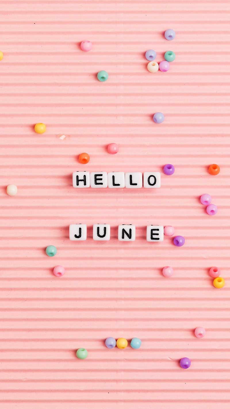 Hello June Beads Image. Free Photo