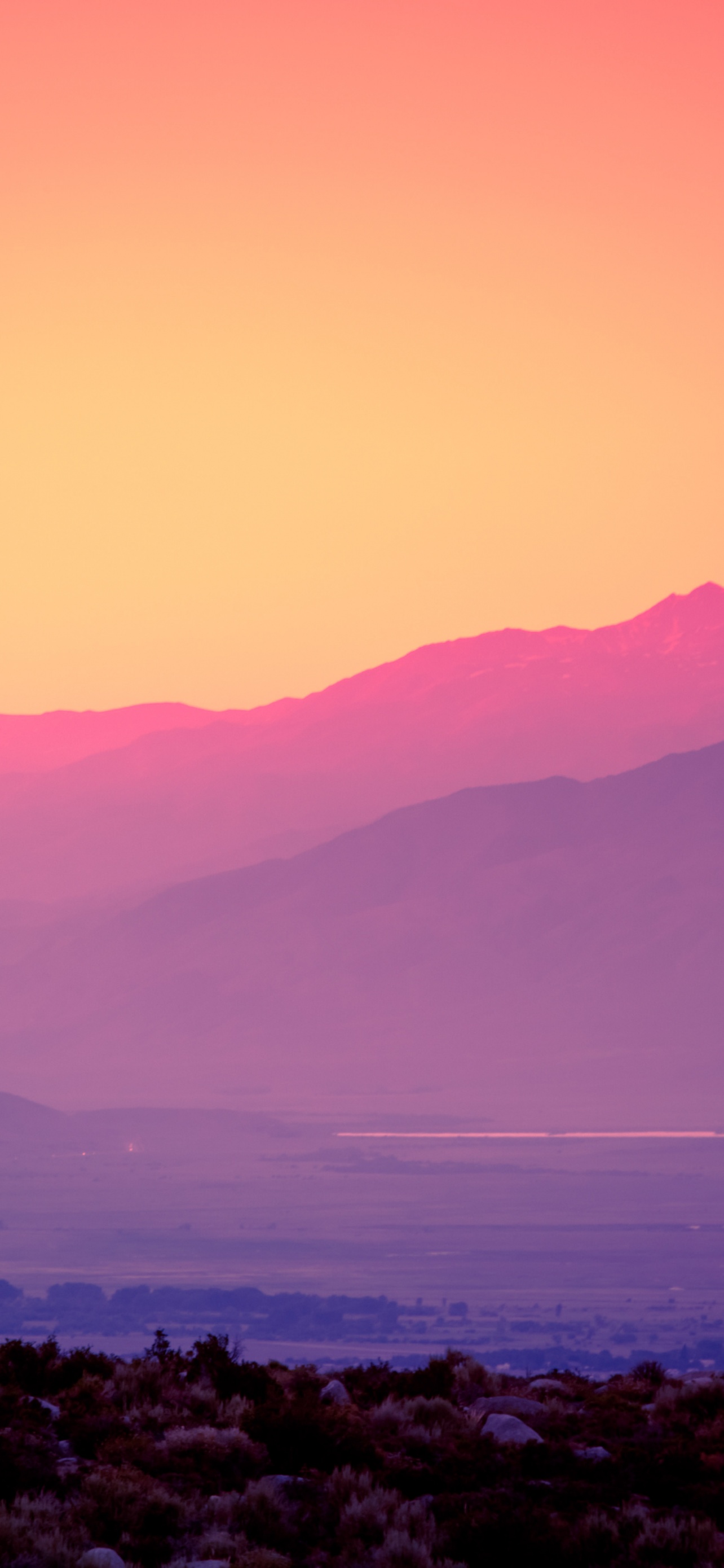 Pink sky Wallpaper 4K, Scenery, Sunset