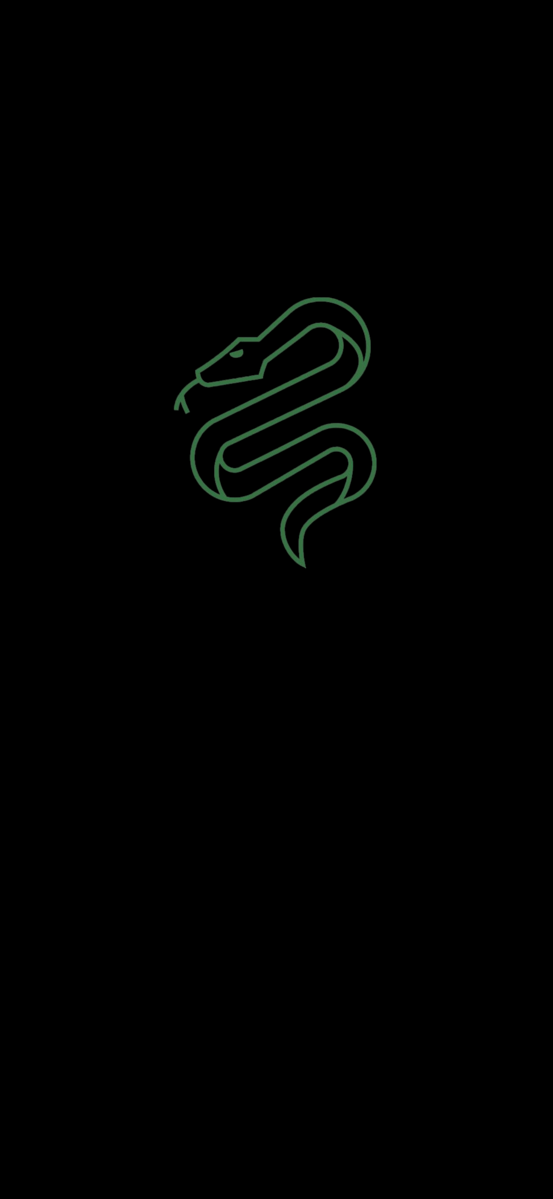 minimalistic Slytherin wallpaper, feel
