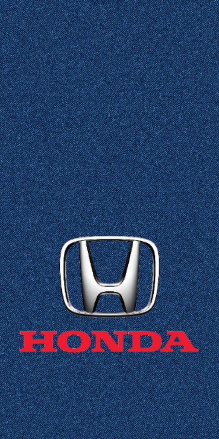 Honda Logo 720x1440 Jeans Texture Blue
