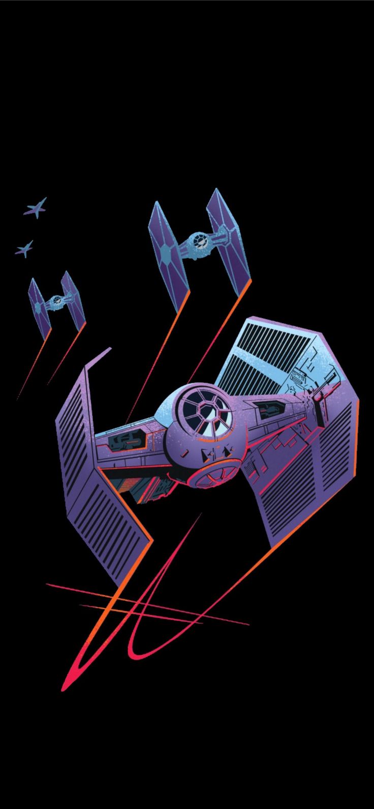 star wars tie fighter iPhone Wallpaper