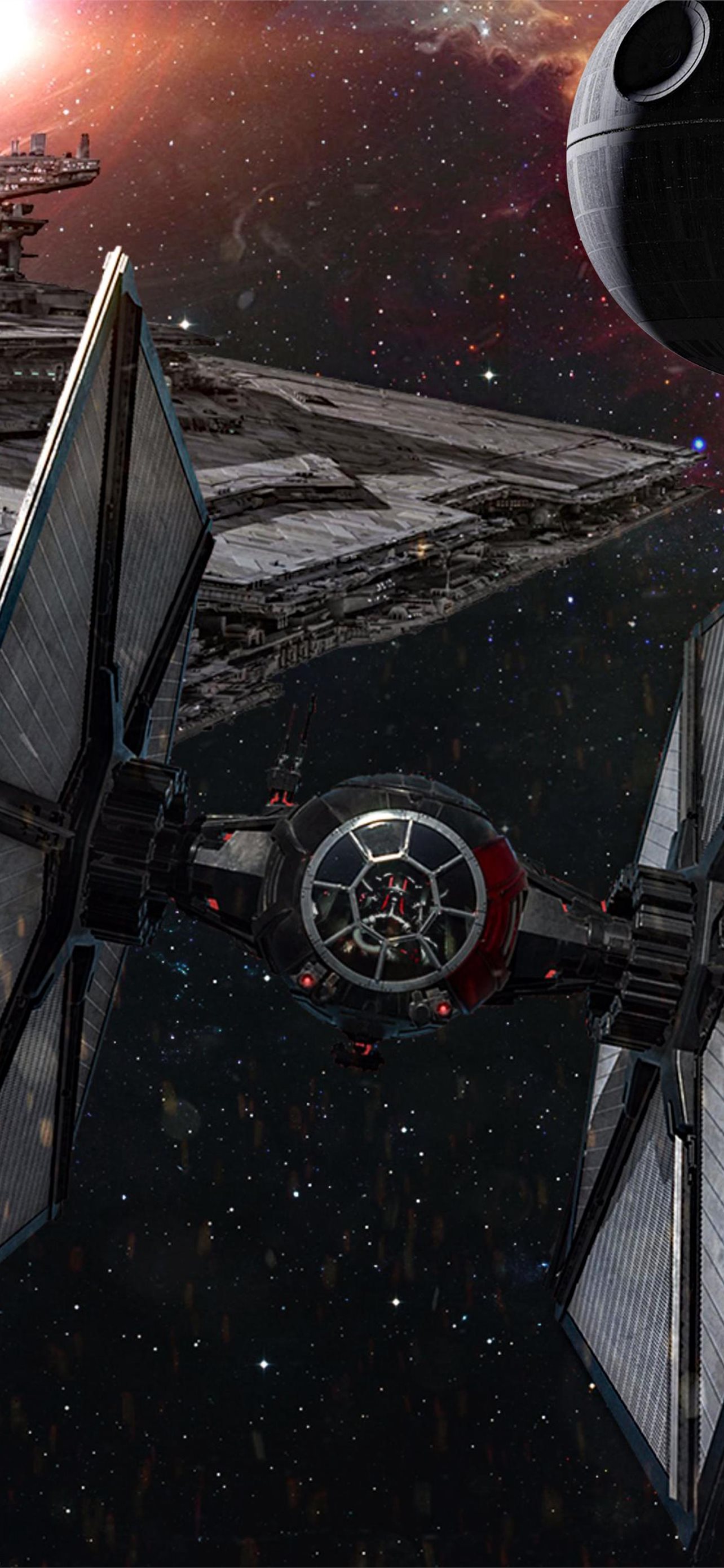 star wars tie fighter iPhone Wallpaper