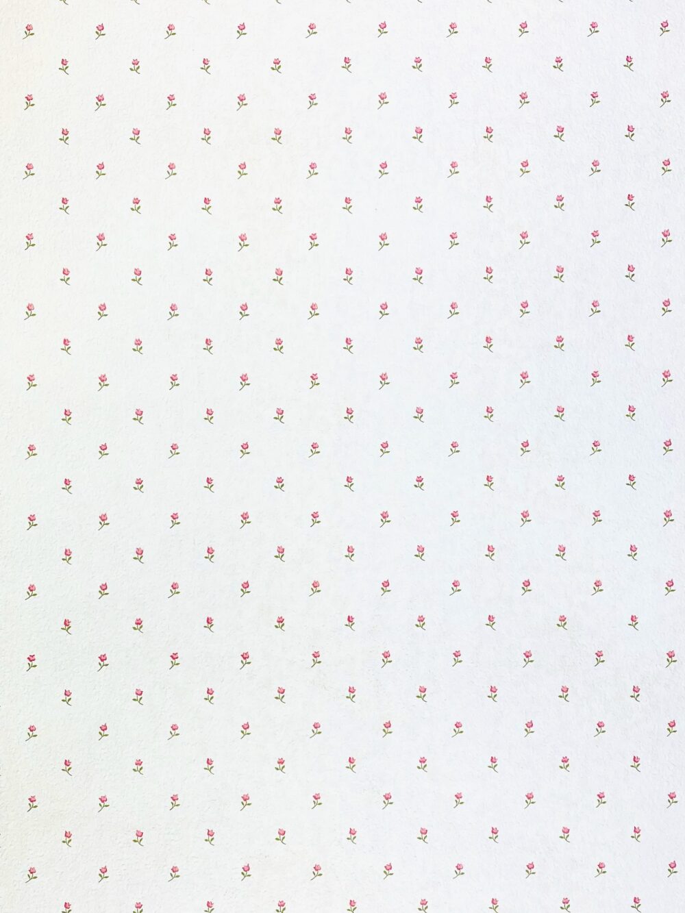 Small Rose Pattern Wallpaper