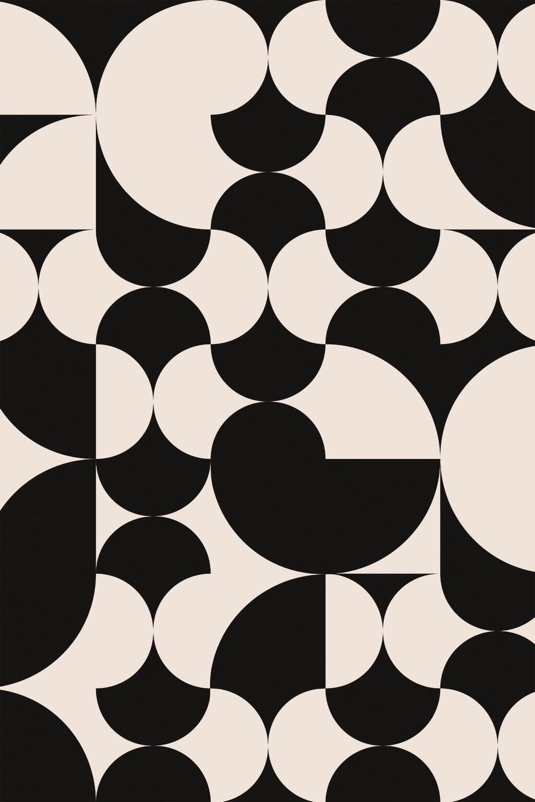 Retro Geometric. black & white modern
