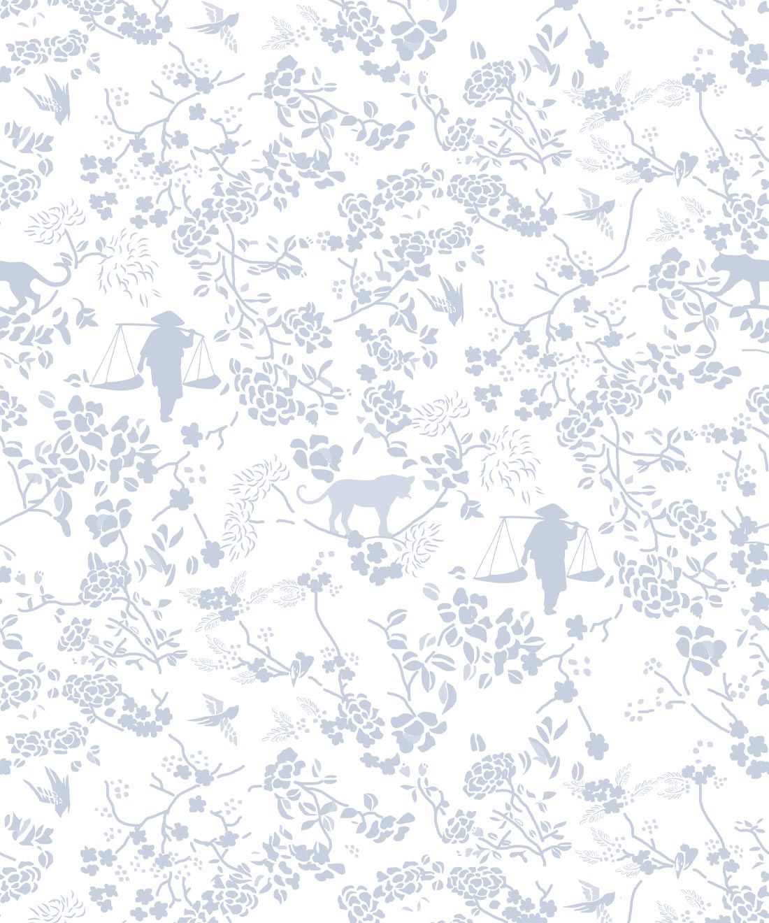 Vintage Floral Wallpaper • Antique