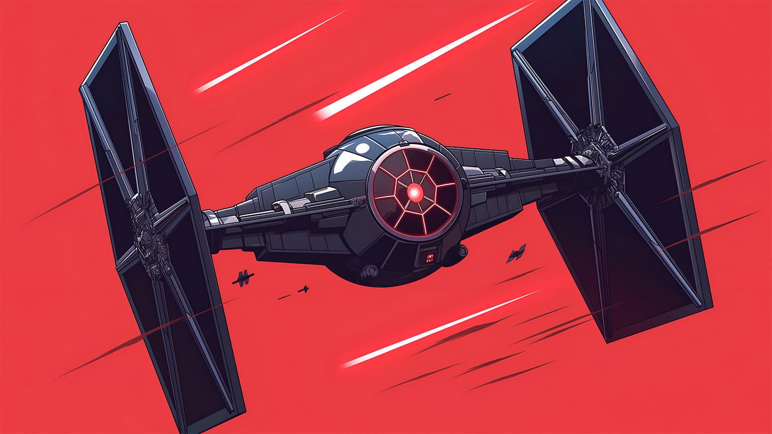 Tie Fighter Attack Star Wars Wallpaper