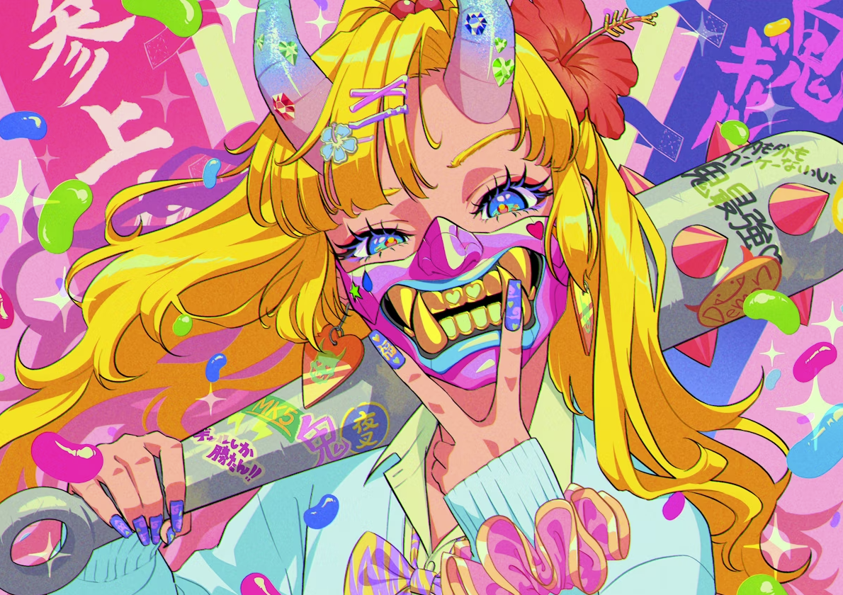 Download Harajuku Gyaru Anime Girl Yakuza Image