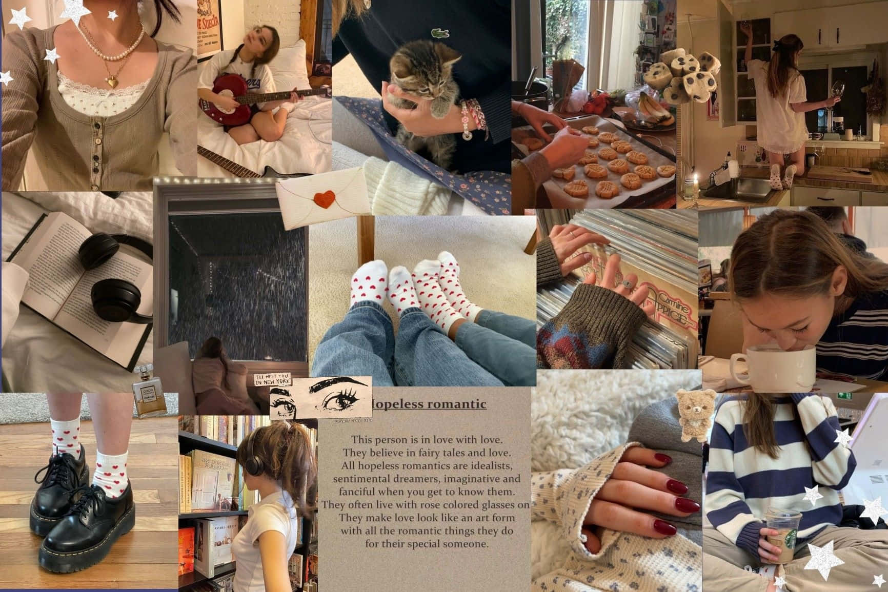 Download Downtown Girl Collage Aesthetic Wallpaper