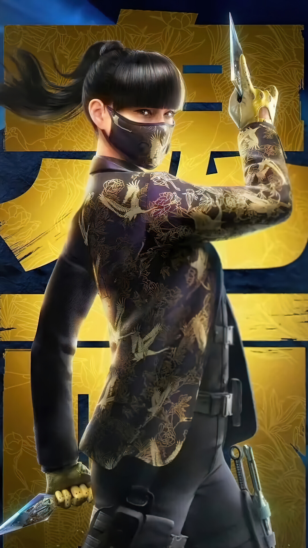 Azami Rainbow Six Siege 4K Wallpaper