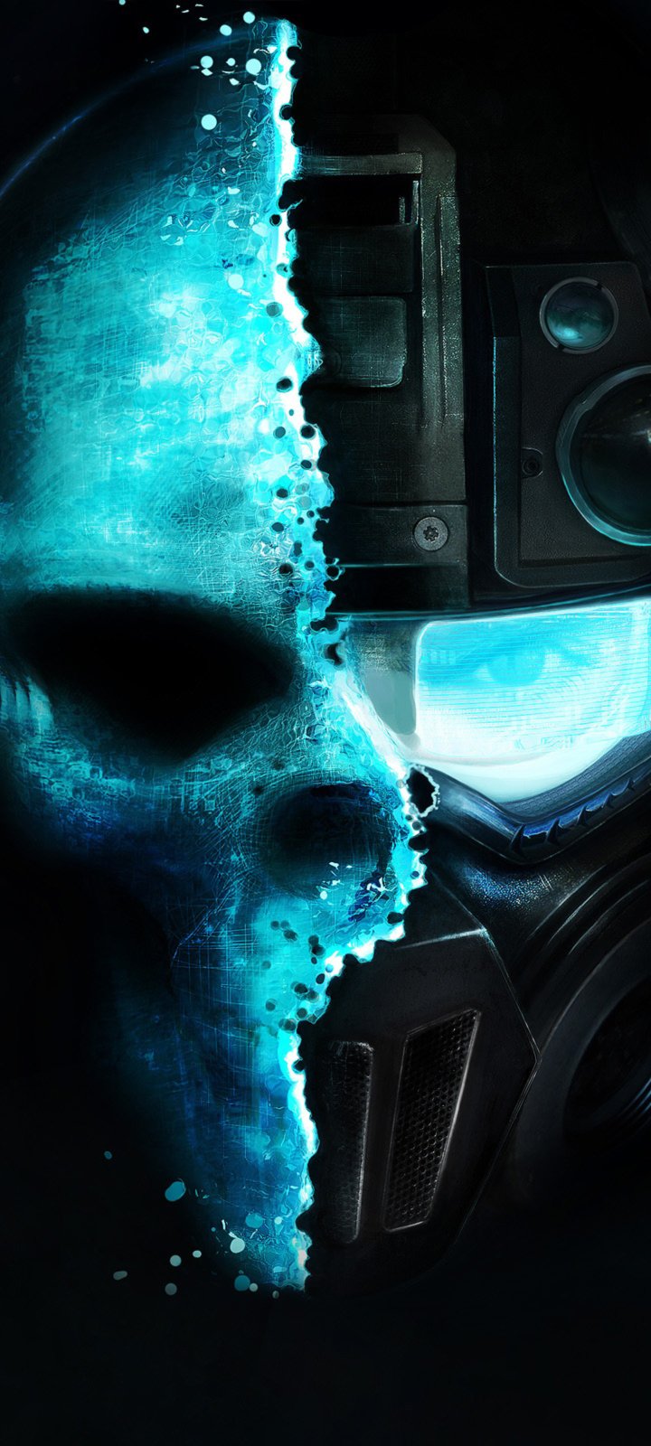 Future Soldier Dark Gaming Phone Wallpaper