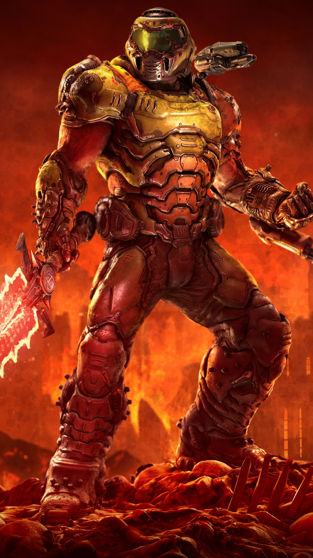 Doomguy Wallpaper 4K, Doom Eternal