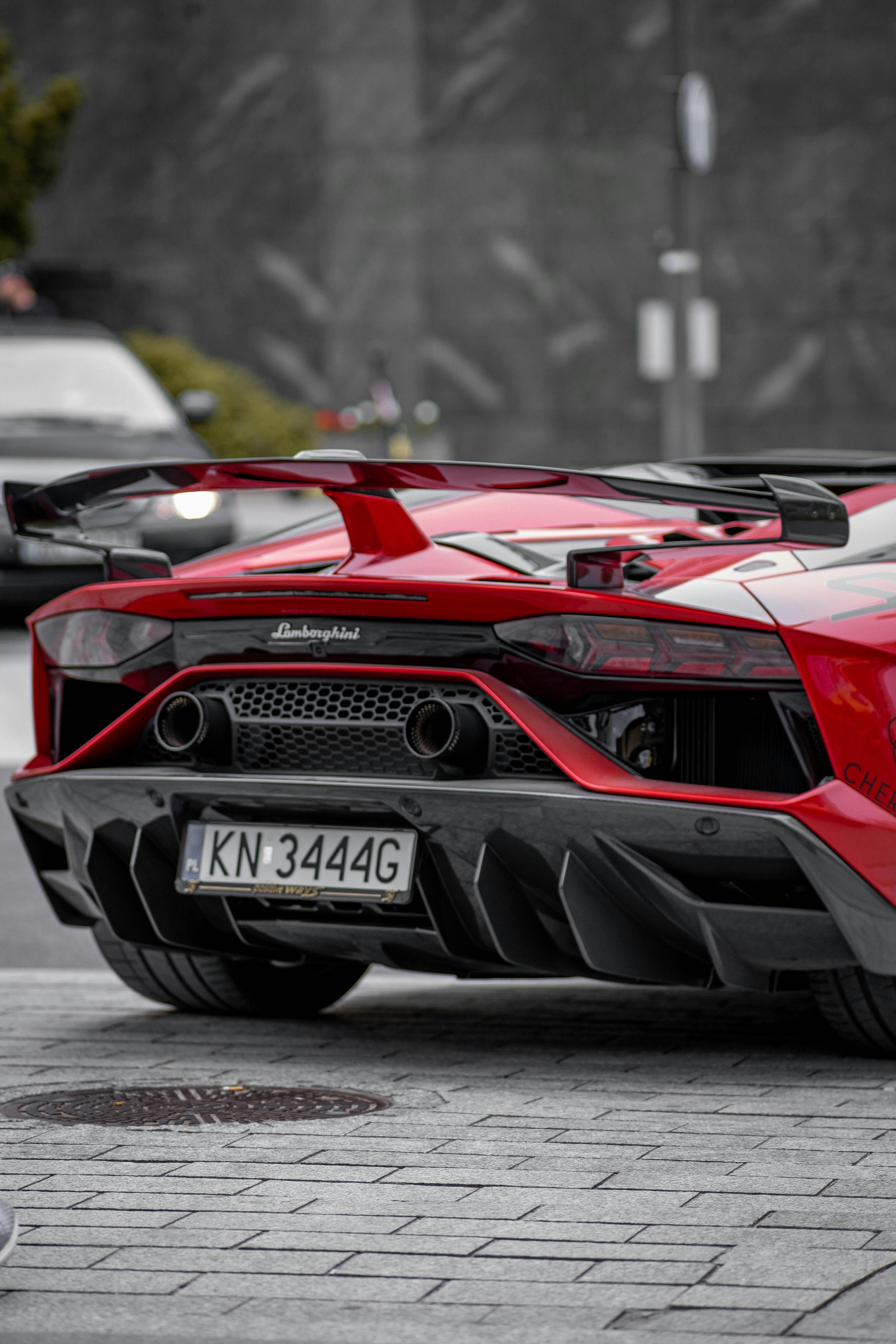 Red Lamborghini Photo, Download