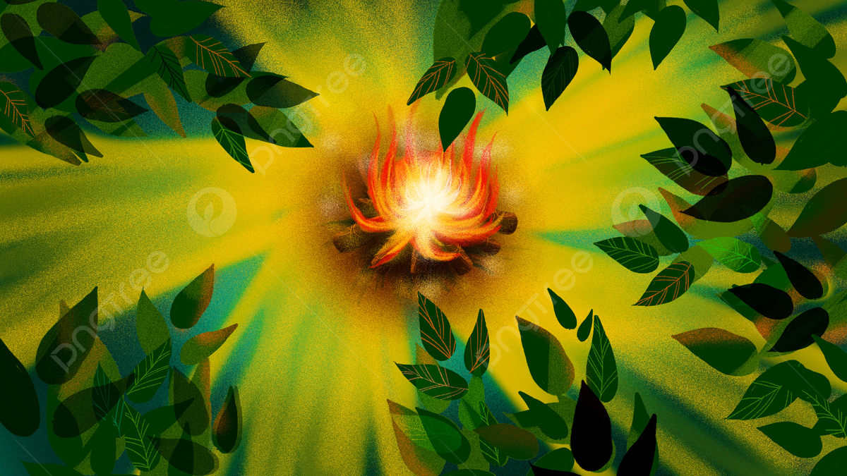 Jungle Music Bonfire And Snake Dance