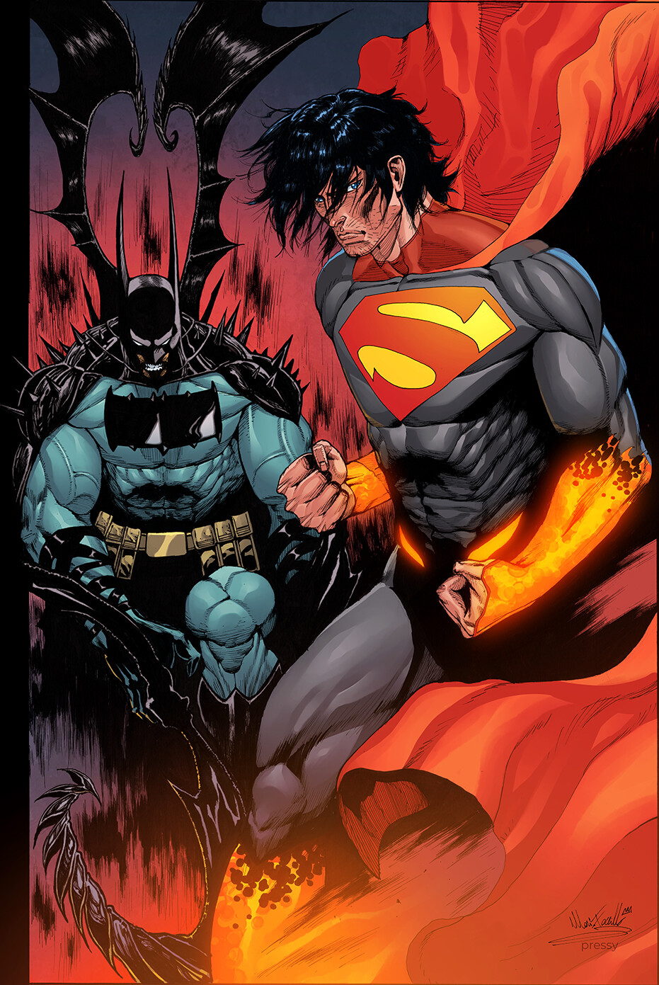 Absolute Batman and Superman