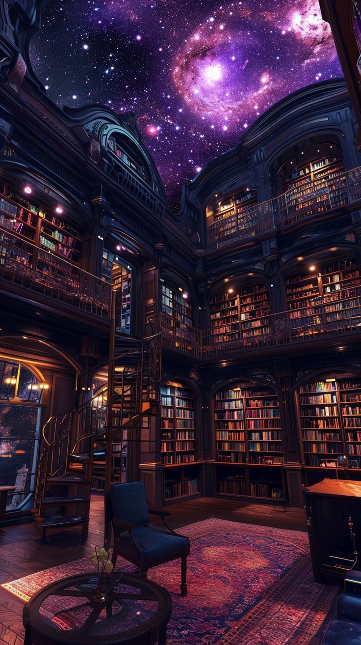 Magic Library Aesthetic