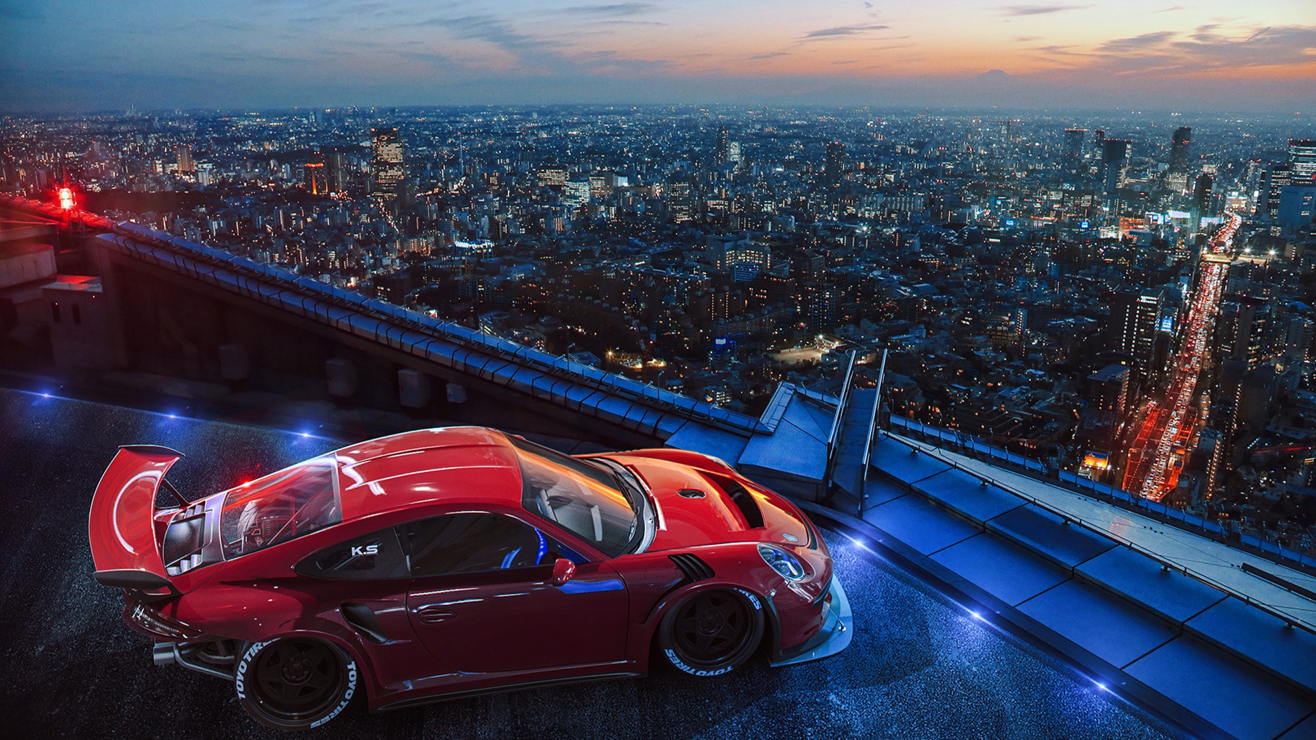 Download Cityscape City Car Porsche