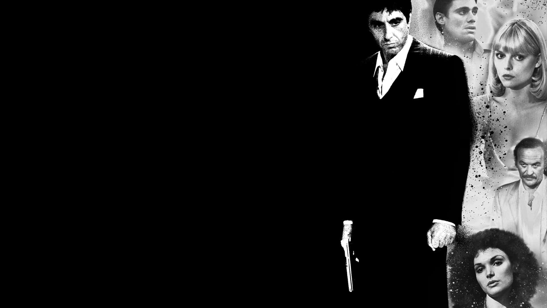 Scarface Tony Montana Staring Down