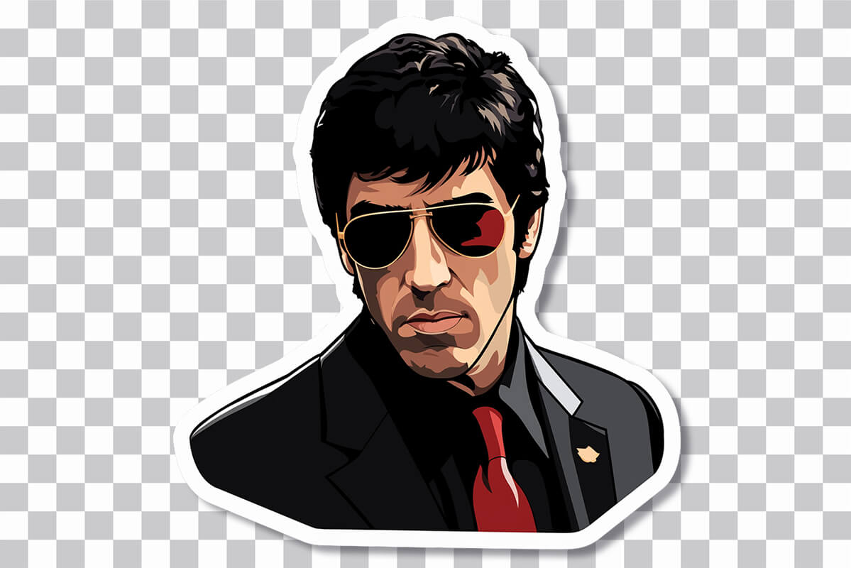 Scarface Tony Montana in Sunglasses