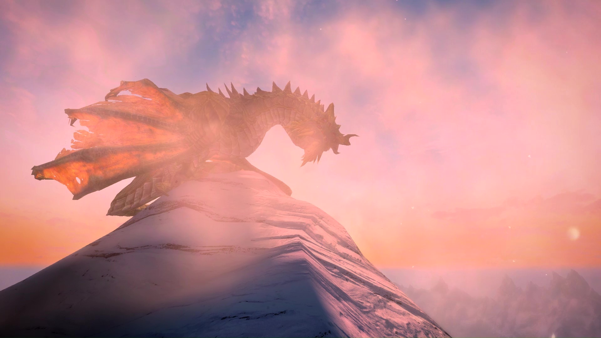 Skyrim Dragon 1 Live Wallpaper