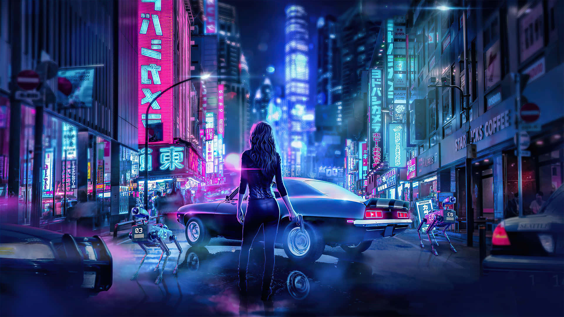 Cyberpunk Aesthetic Wallpaper