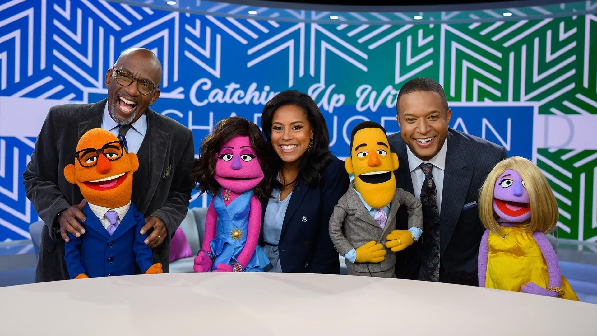TODAY anchors as Sesame Street Muppets