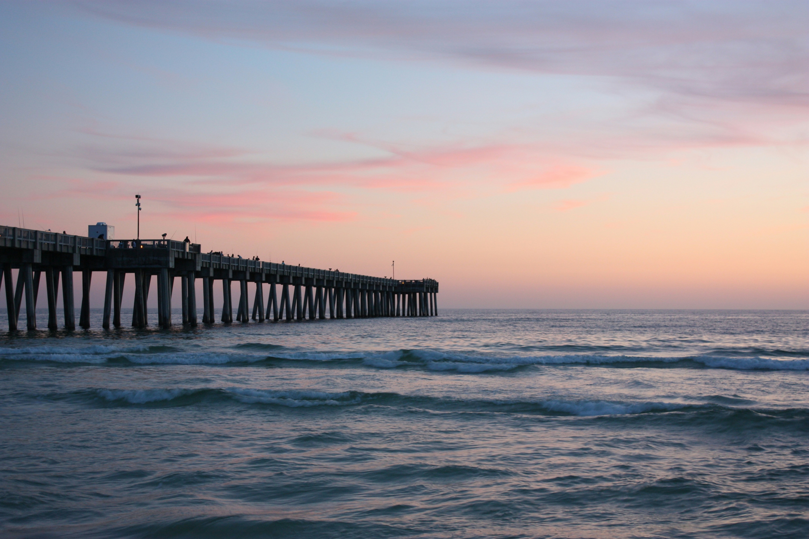 California Pier At Sunset 4K HD 5K