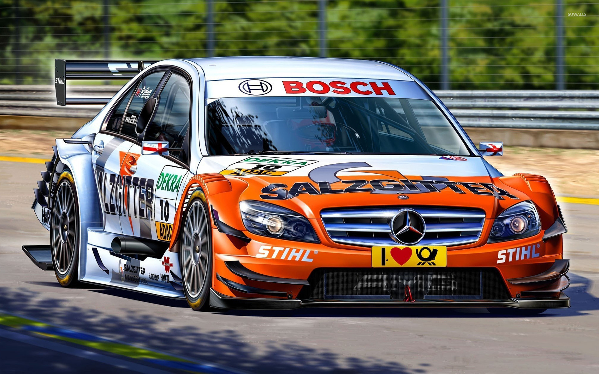 Mercedes Benz C Classe Racing Wallpaper