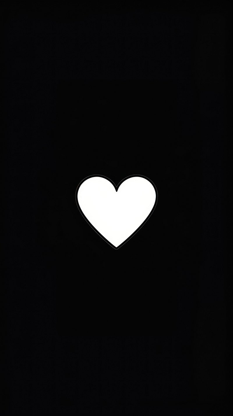 Black Heart Image. Free Photo, PNG