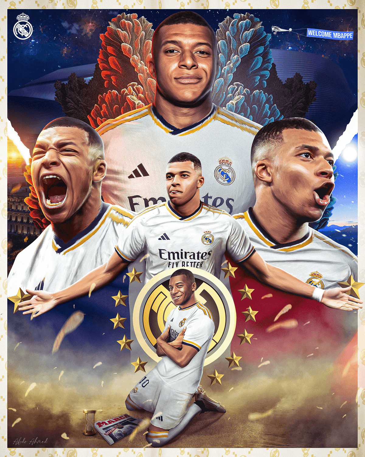 Kylian Mbappé to Real Madrid - Behance