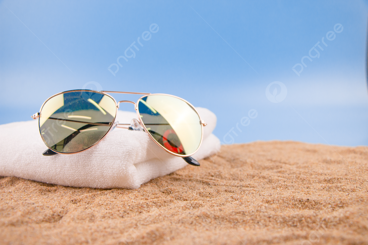 Beach Towels Sunglasses Summer Beach