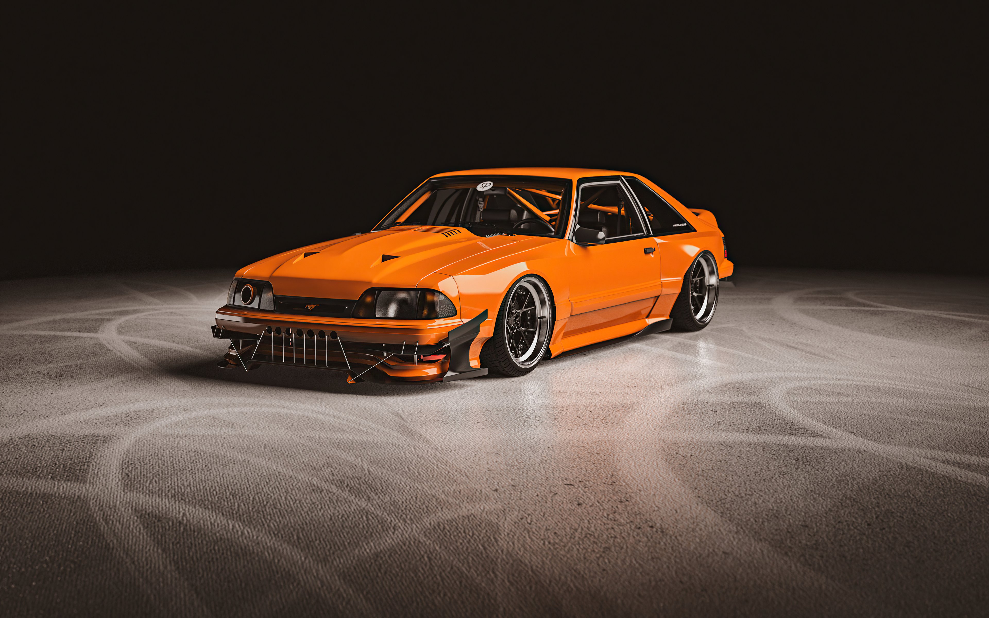 Ford Mustang Foxbody Wallpaper 4k for Desktop