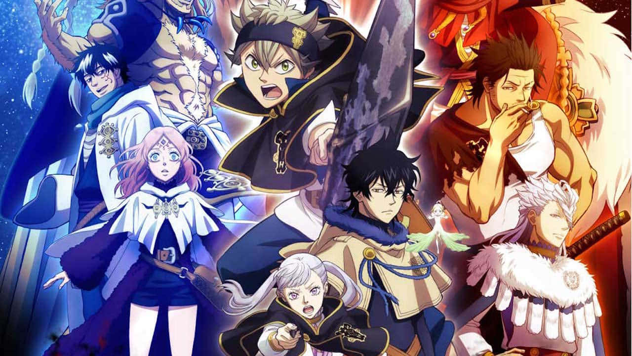 Download The Black Bulls Bringing Magic to the Land Background