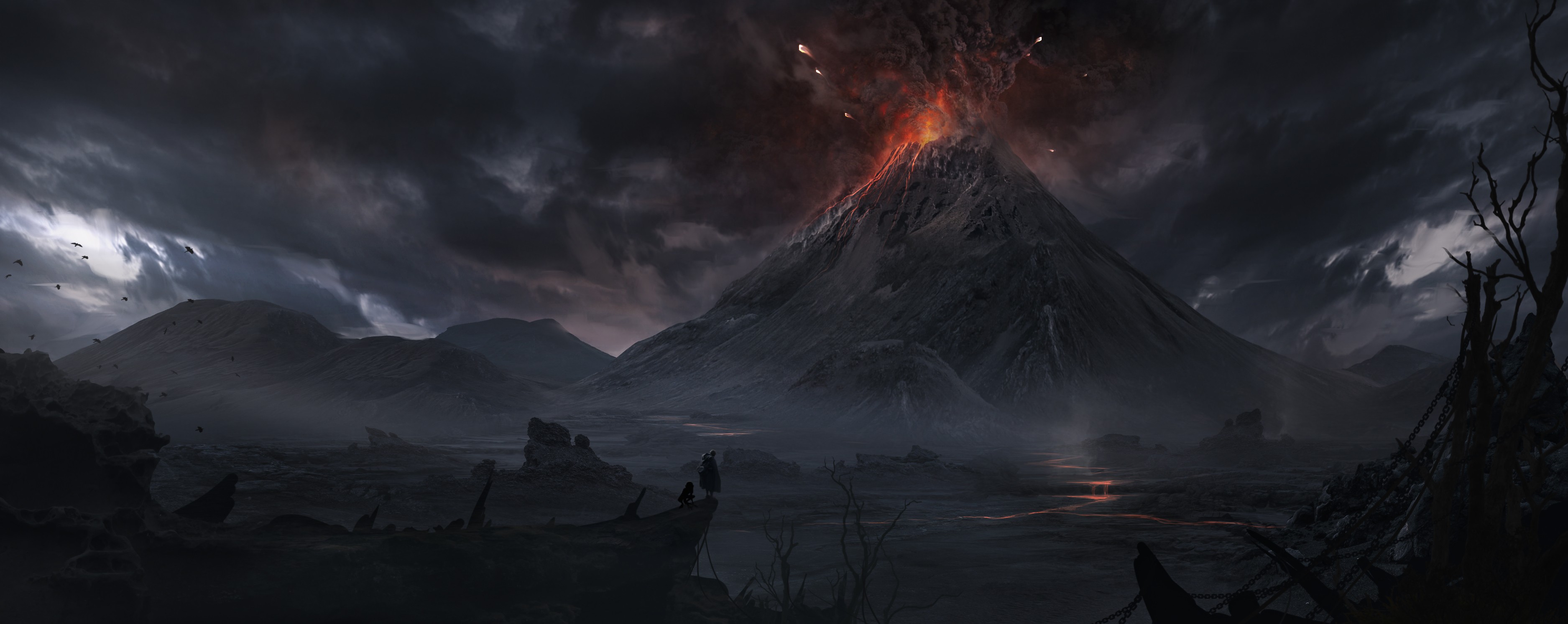 Download Volcano Mordor Fantasy
