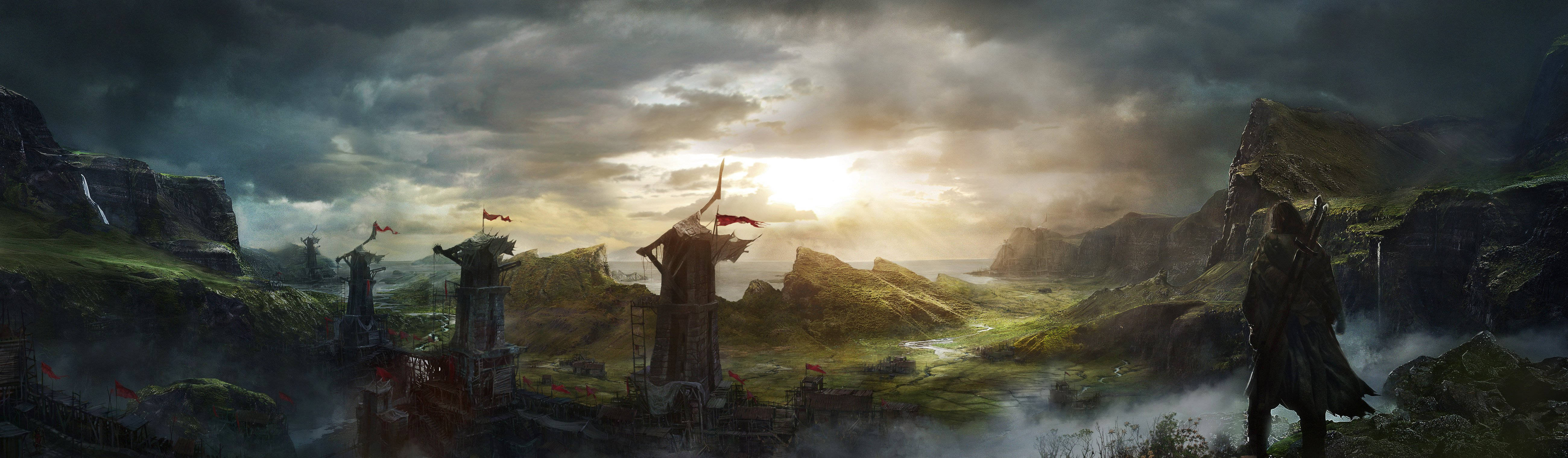 Game Landscape Shadow Of Mordor 4k
