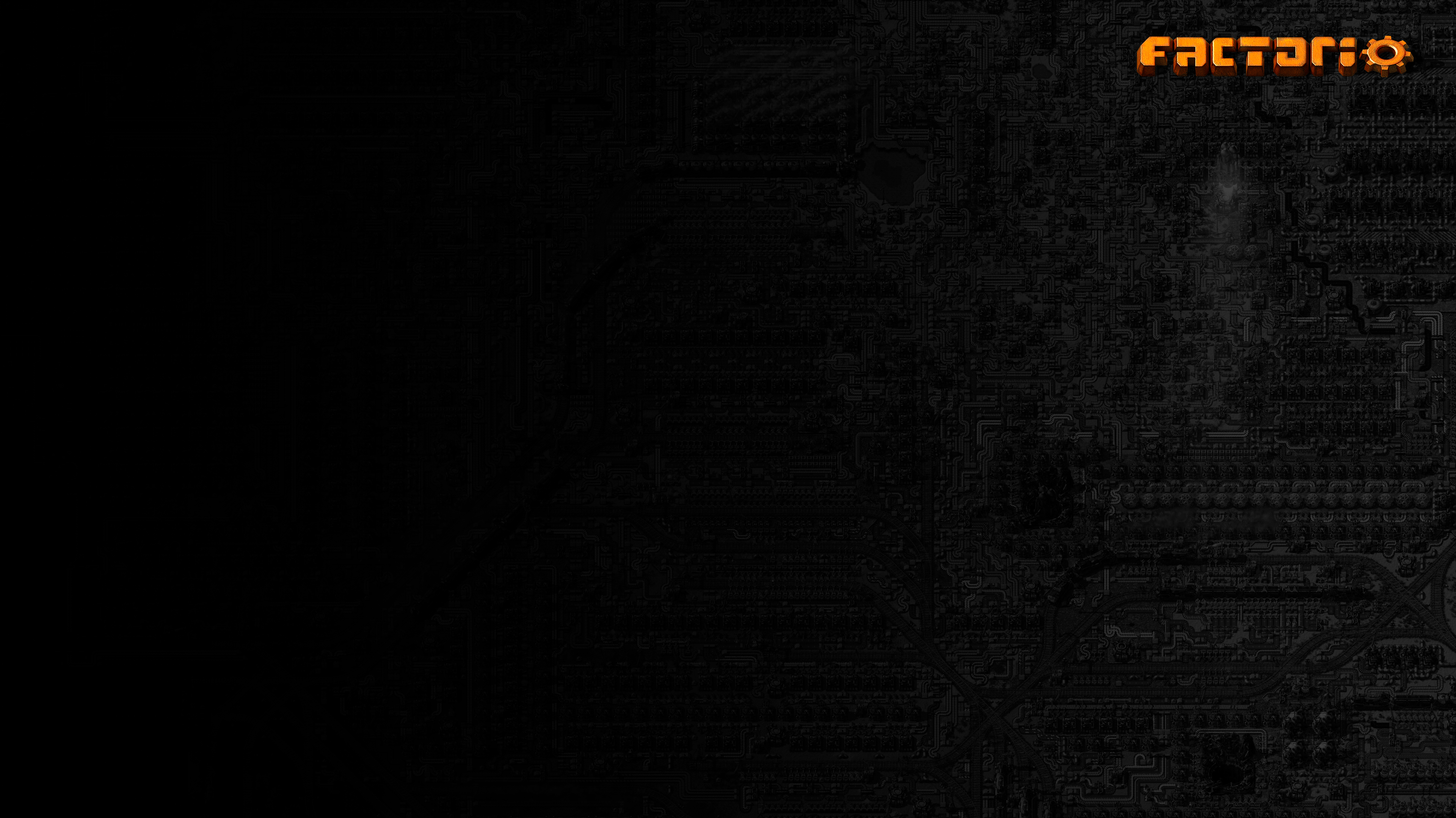 Dark Factorio Wallpaper (4K)