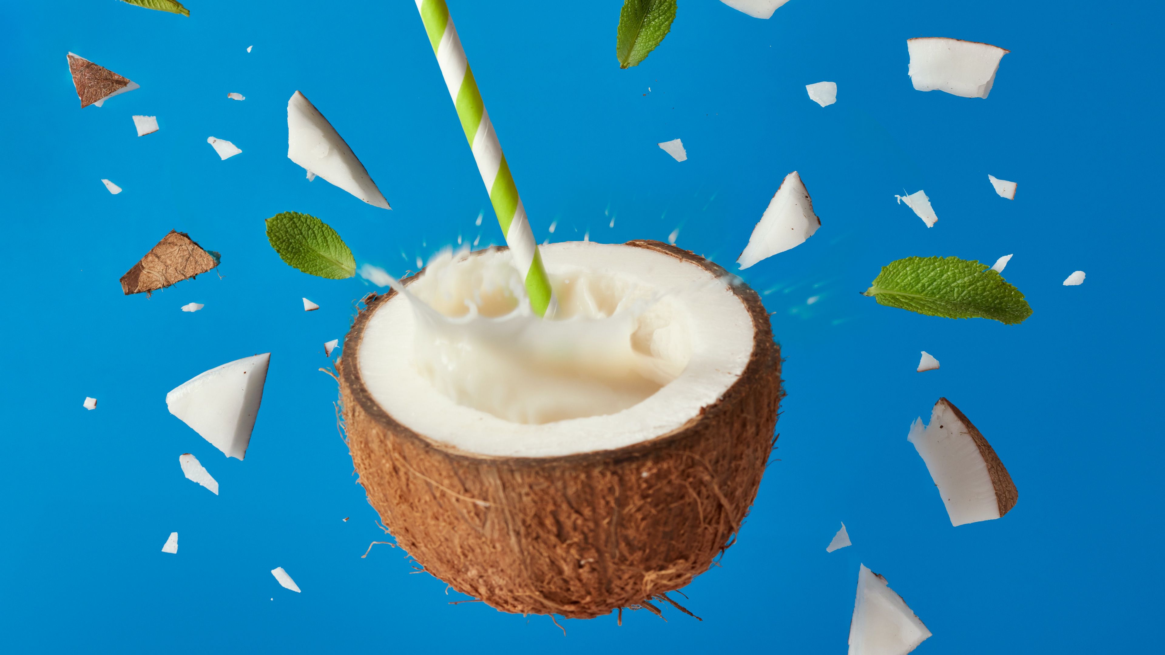 Download wallpaper 3840x2160 coconut