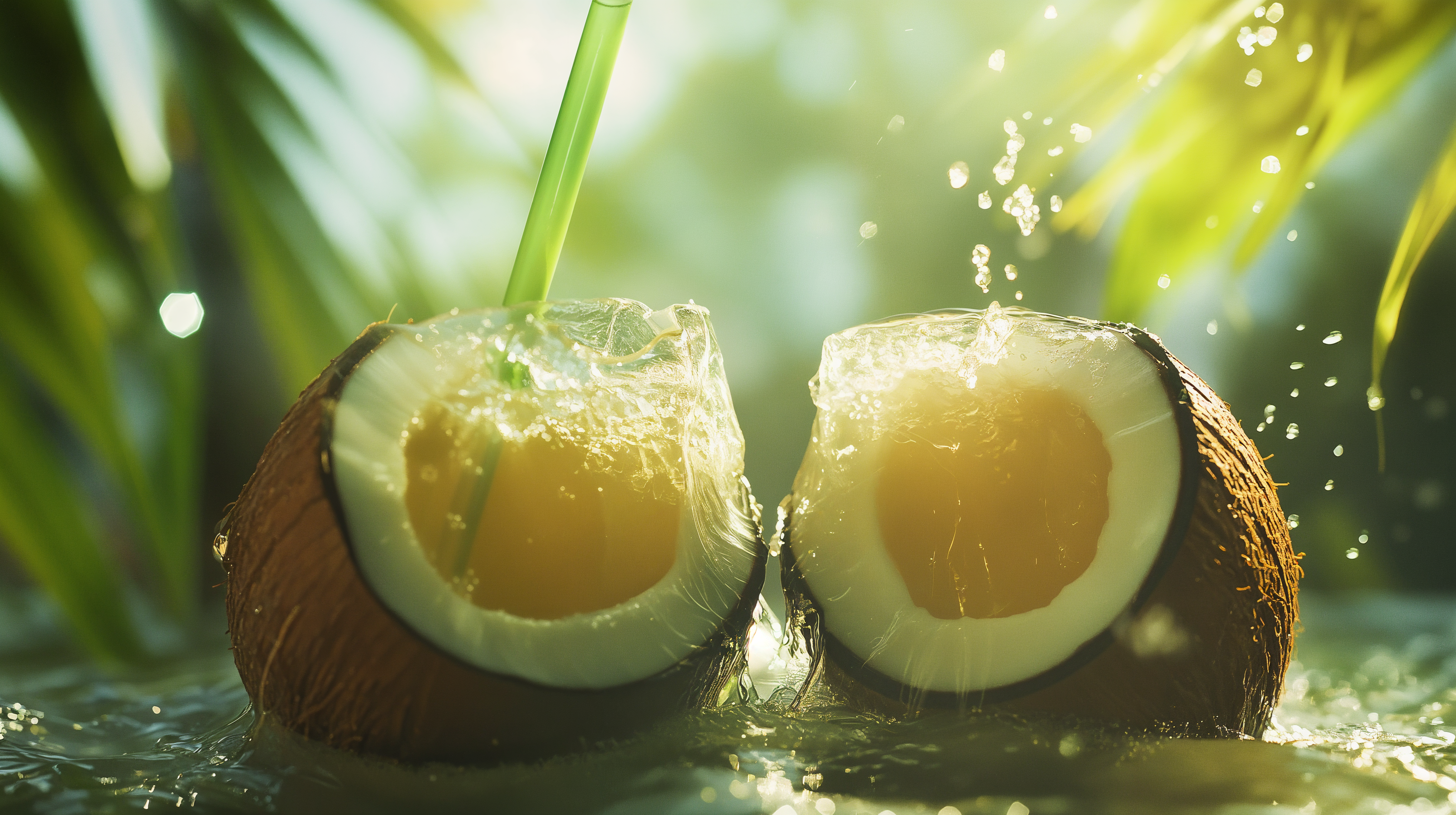 Refreshing Coconut Water Ultra HD