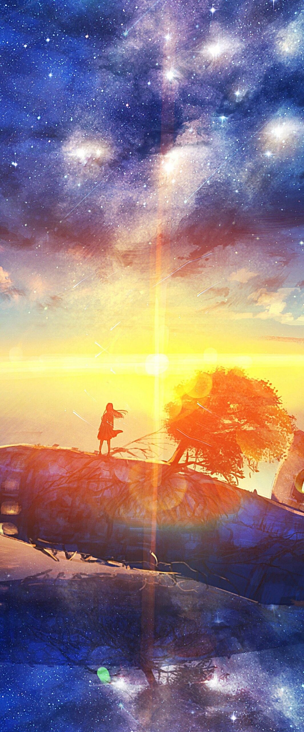 Anime Landscape iPhone Wallpaper 4k