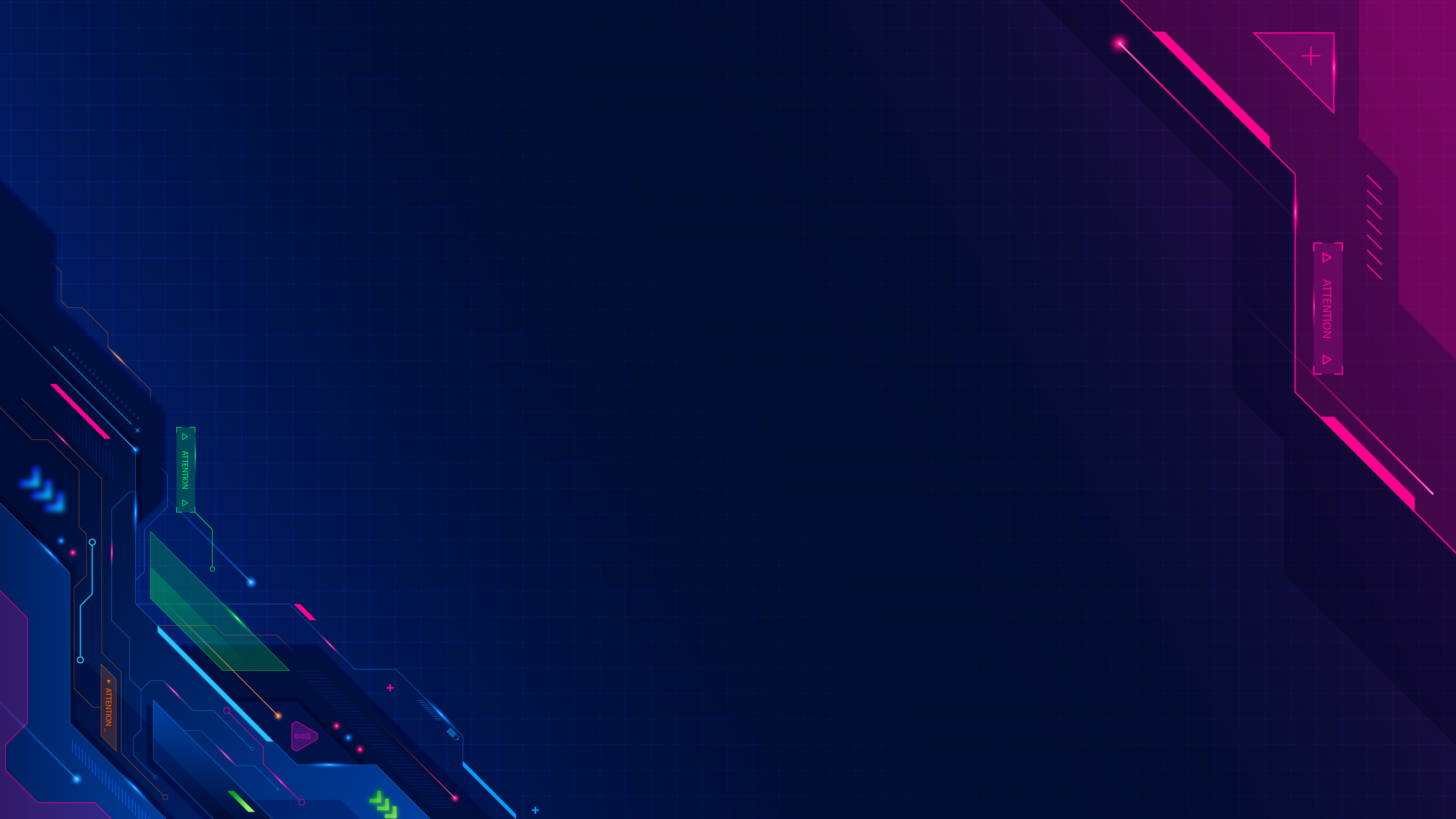 Cool Cyber Background Dump 3840x2160
