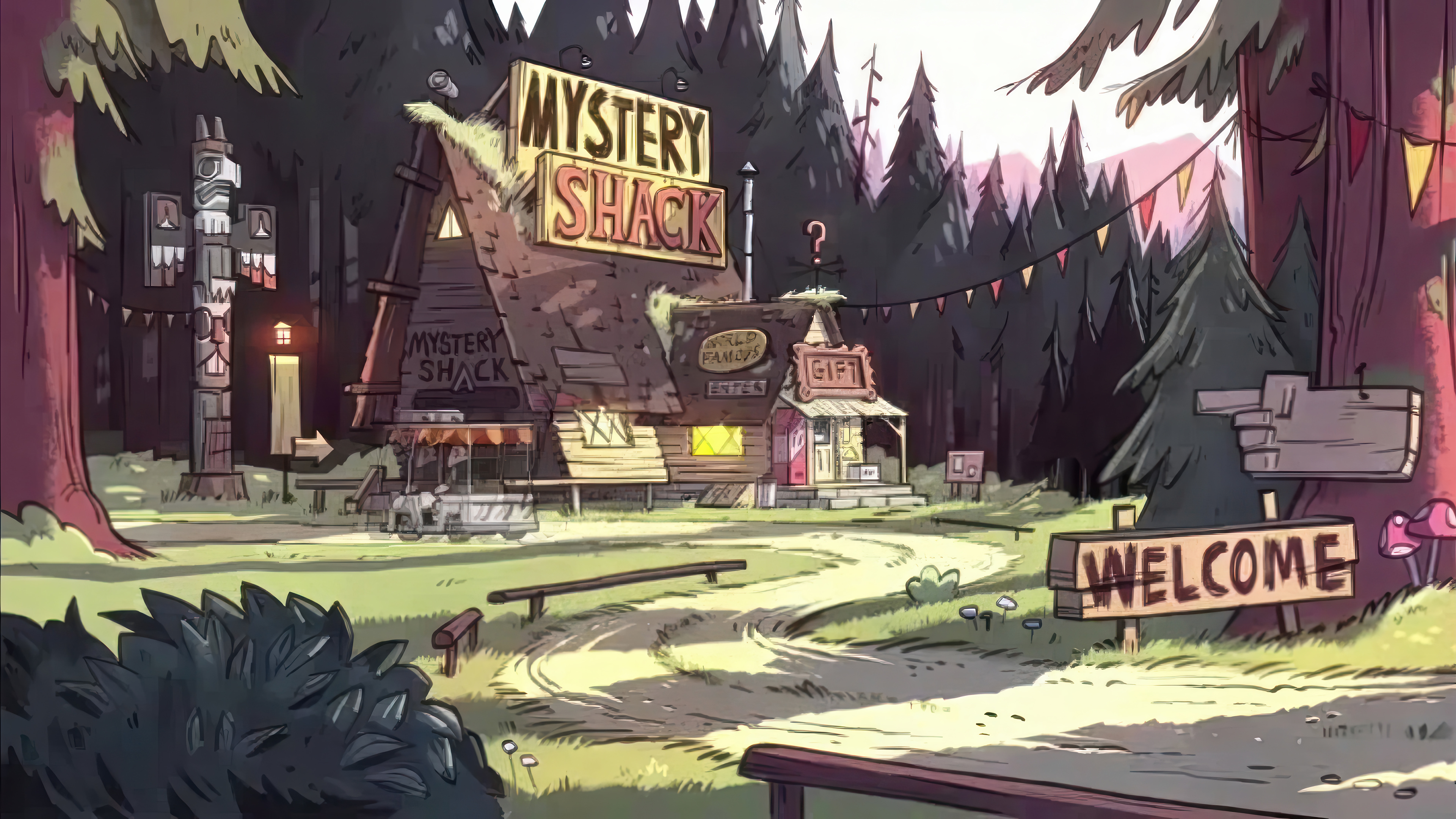 Gravity Falls 4K Wallpaper HD