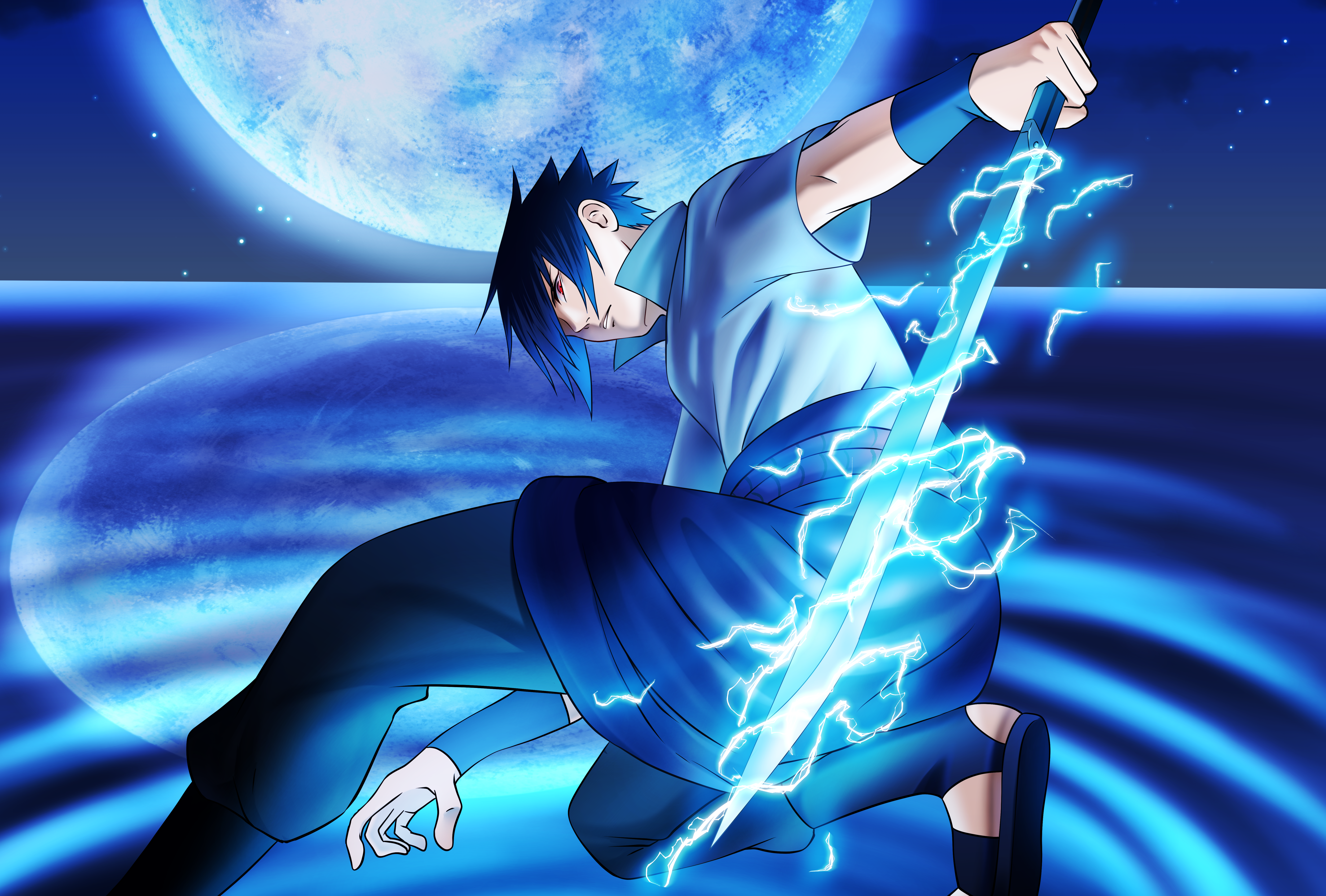Download Sasuke Uchiha Anime Naruto 4k