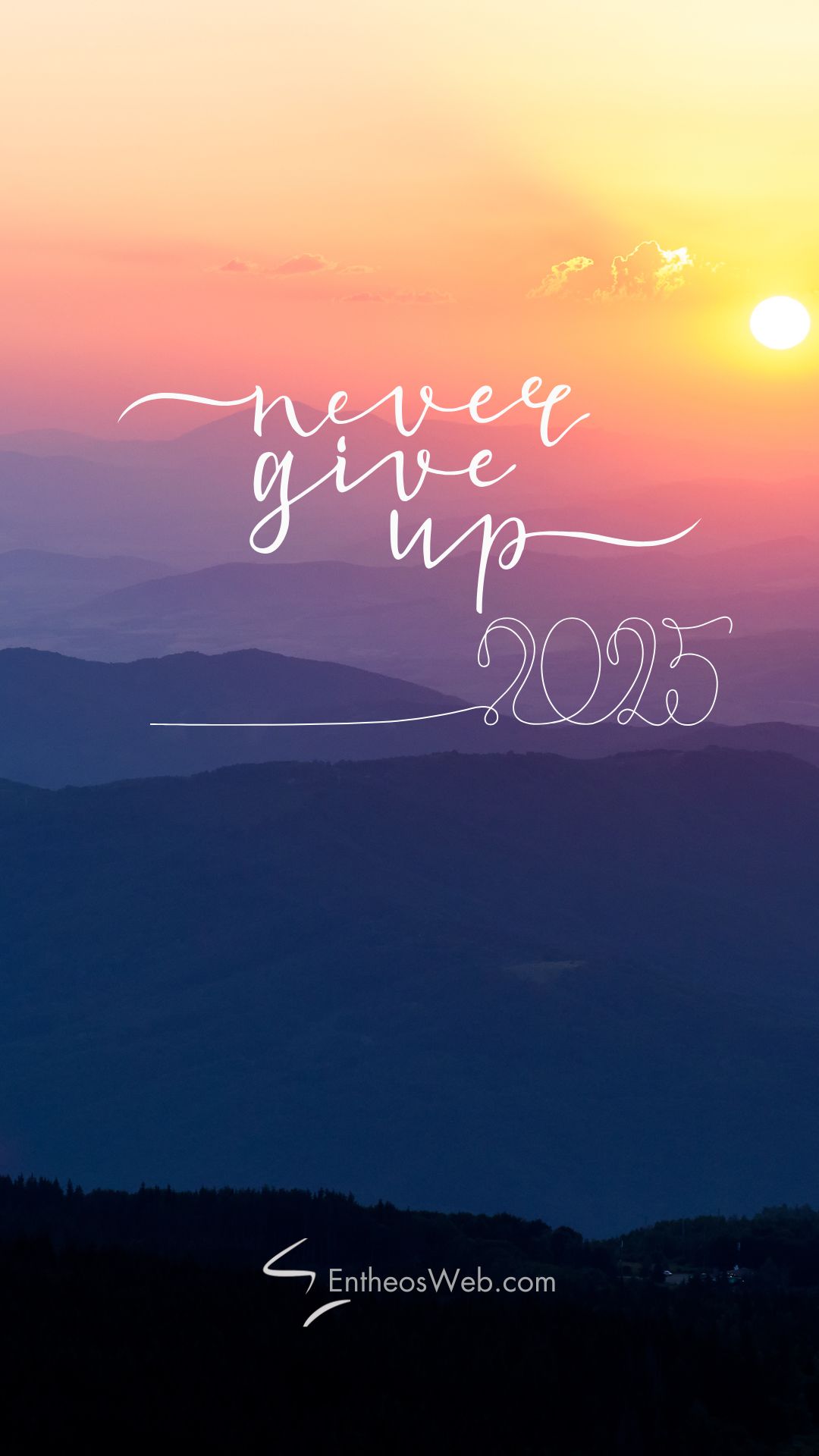 2025 Motivational Phone Wallpaper